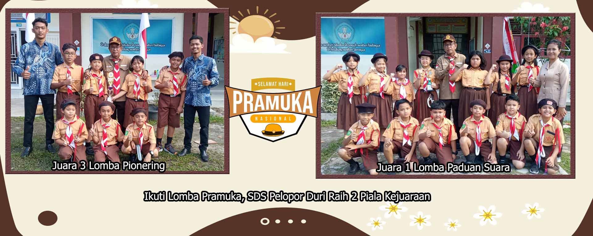 Ikuti Lomba Pramuka, SDS Pelopor Duri Raih 2 Piala Kejuaraan