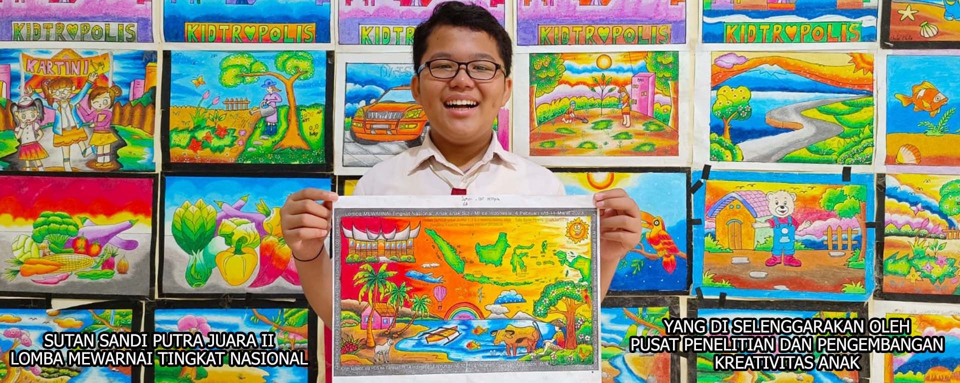 SDS PELOPOR DURI RAIH JUARA II LOMBA MEWARNAI TINGKAT NASIONAL