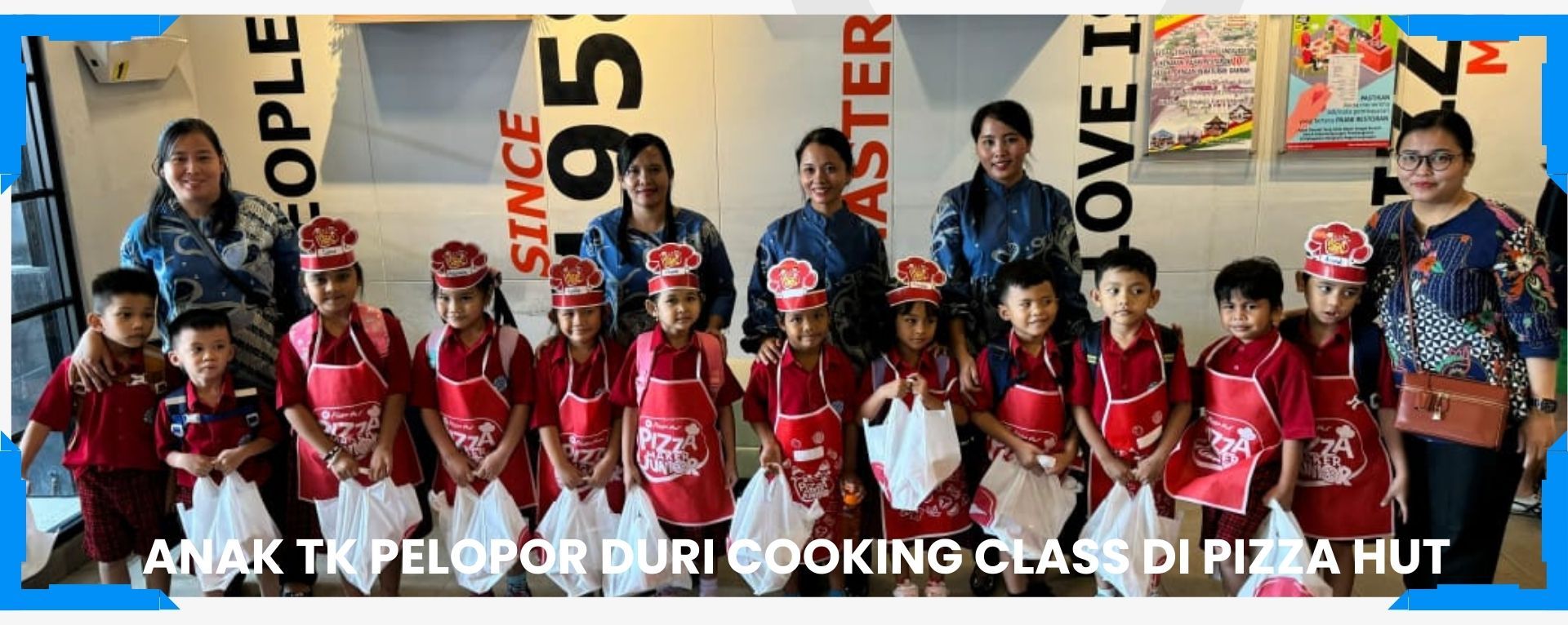 ANAK TK PELOPOR DURI COOKING CLASS DI PIZZA HUT