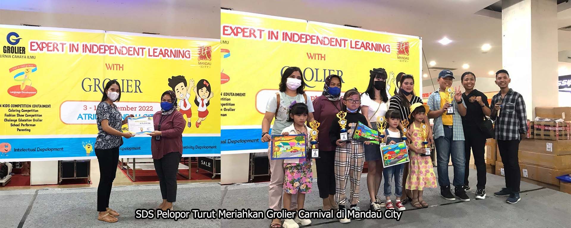 SDS Pelopor Turut Meriahkan Grolier Carnival di Mandau City