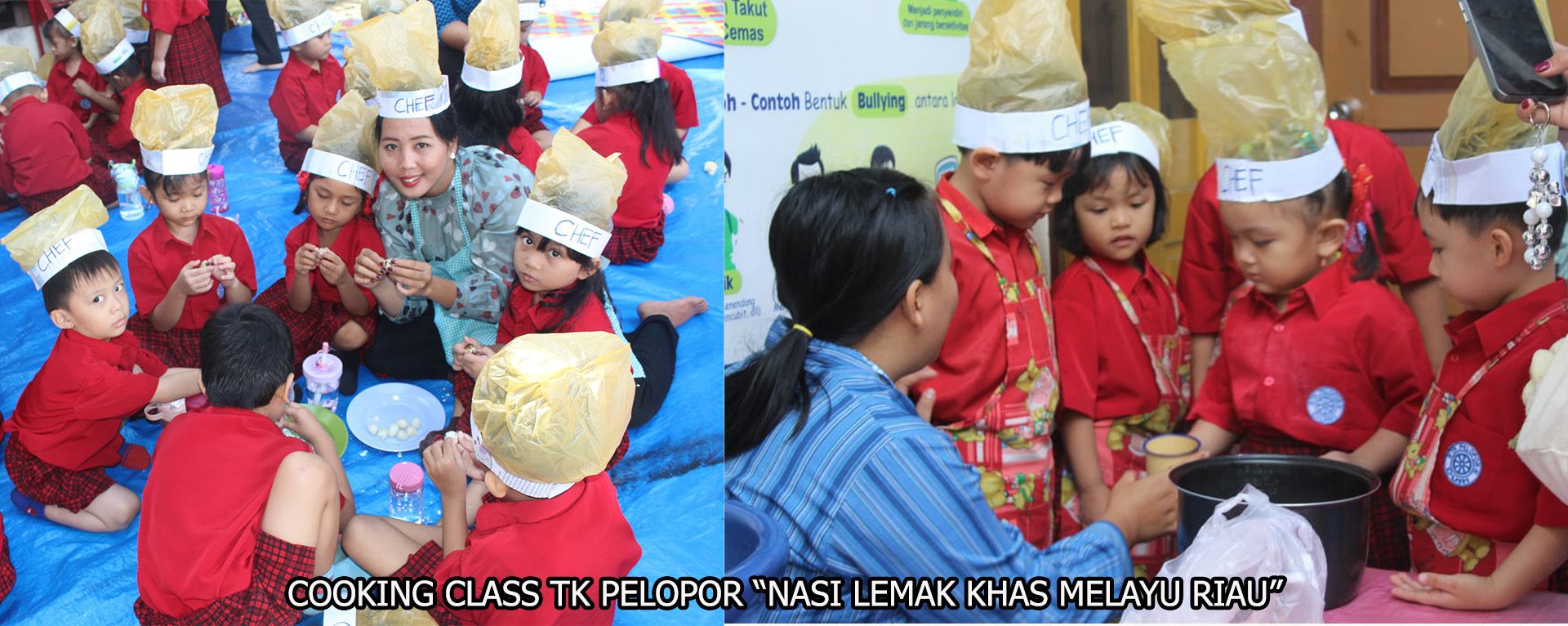 COOKING CLASS TK PELOPOR “NASI LEMAK KHAS MELAYU RIAU”